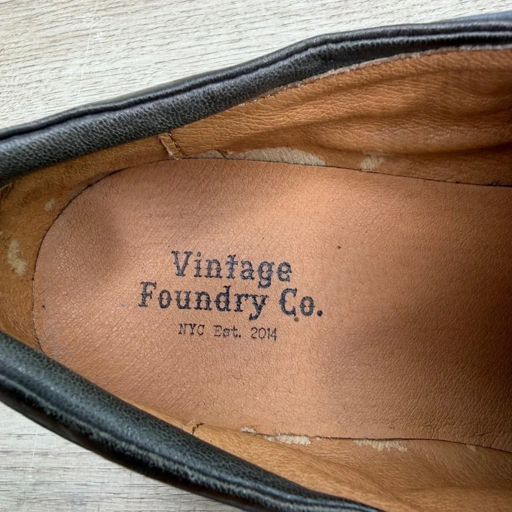 Vintage Foundry Oxford Dress Shoes Grey Size 12